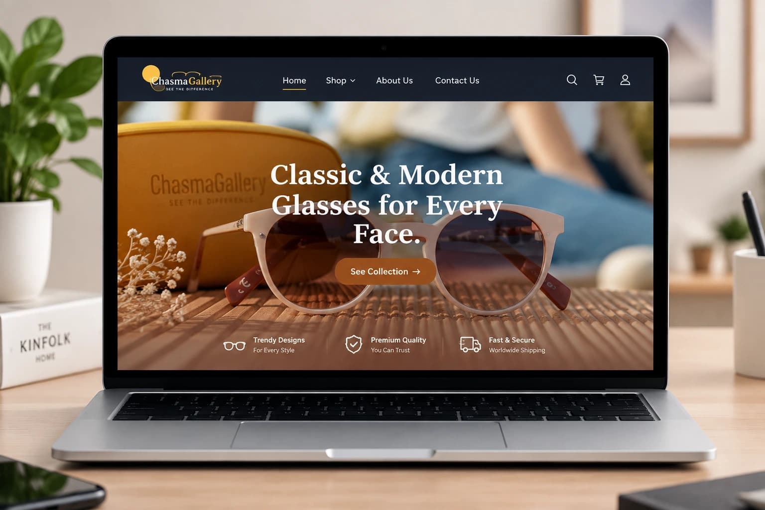 Chasma Gallery website preview